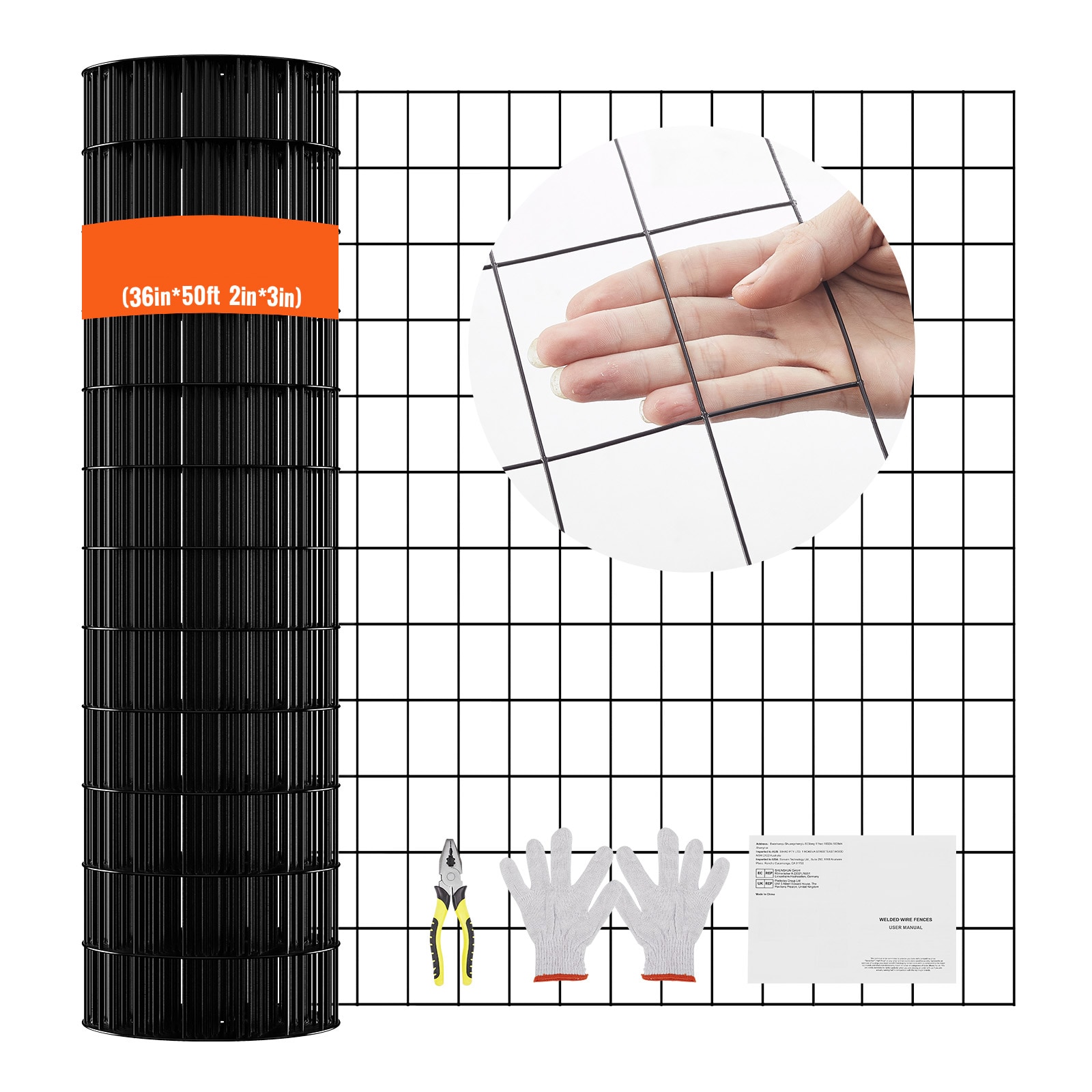 Galvanised Hardware Cloth Wire Mesh Roll For Chicken Coop Fencing_voghion.com